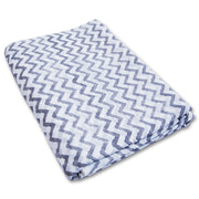 Handmade Zig Zag Block Printed Cotton Dressmaking Fabric - CraftJaipur